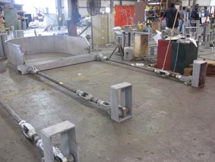 Large Custom Clevis hanger with Travelers